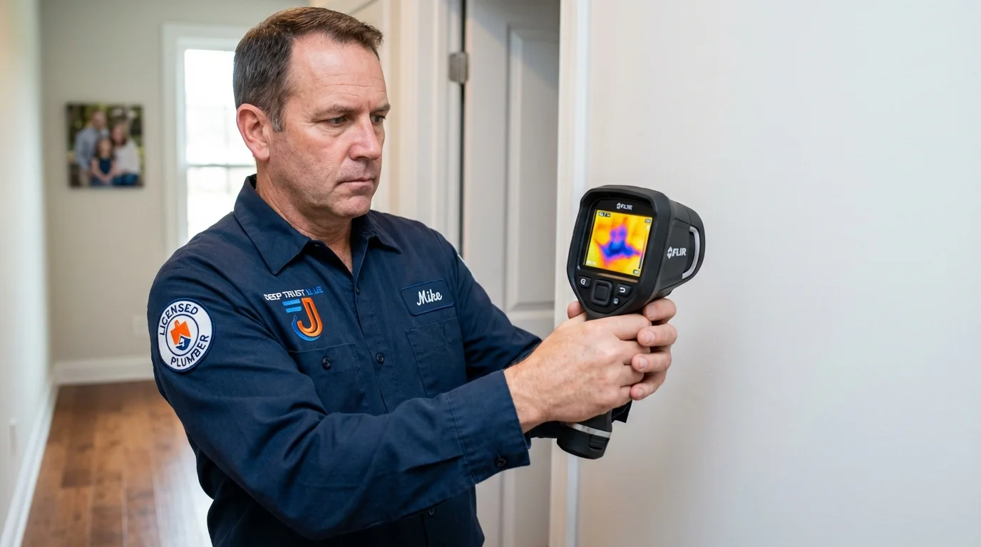 Thermal imaging leak detection by Johns Plumbing LLC in Lake Katrine